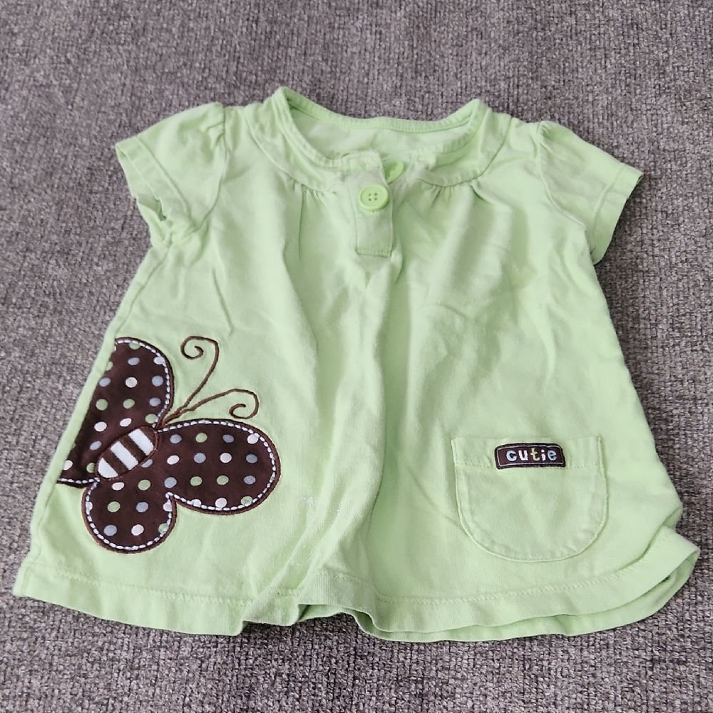 Carter's Light Green Baby Top